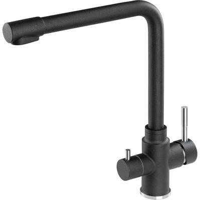 Смеситель GRANADO Badalona LUX black shine (gz0401L)