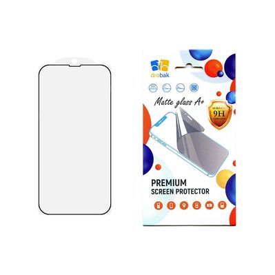 Скло захисне Drobak Matte Glass A+ Apple iPhone 13 Pro (Black) (292943)