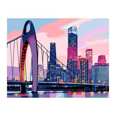 Картина по номерам Rosa Star Big City 35 х 45 см (4823098525240)