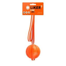 Іграшка для собак Liker Line М'ячик зі стрічкою 7 см (6287)