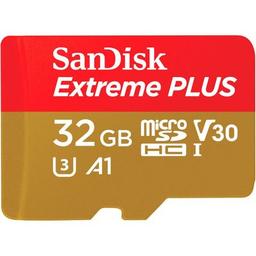 Карта памяти SanDisk 32GB microSD class 10 V30 Extreme PLUS (SDSQXBG-032G-GN6MA)