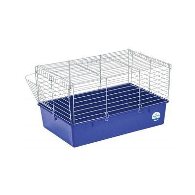 Клетка для грызунов Природа Кролик 70 70x45x40 см хром/синяя (4823082415083)