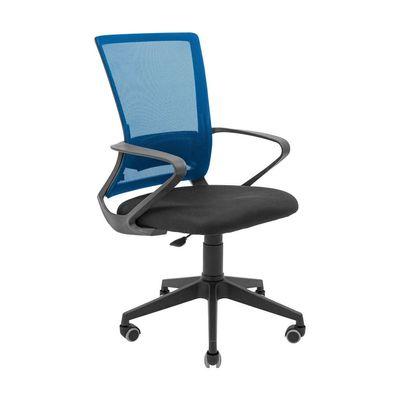 Офисное кресло Richman Робин Пластик Пиастра Сетка черная + синяя (ADD0003028)
