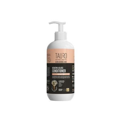 Кондиціонер для тварин Tauro Pro Line Ultra Natural Care Keratin & Gloss 400 мл (TPL63609)