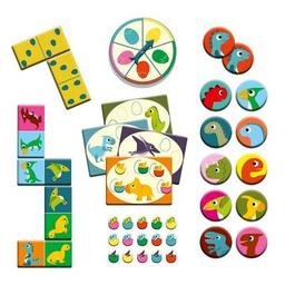 Настільна гра Djeco Набір настільних ігор Динозаври (DJ08132)