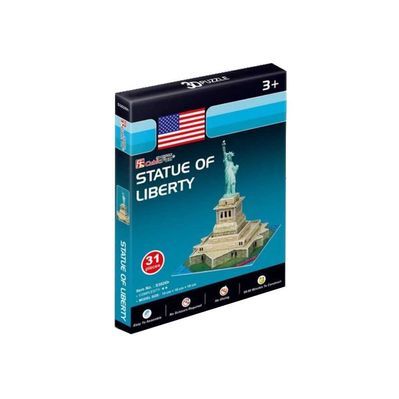 Пазл Cubic Fun 3D Статуя Свободи міні (S3026h)