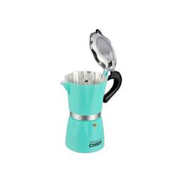 Гейзерна кавоварка Bravo Chef Бірюзова 6 чашок (BC-12100-6)