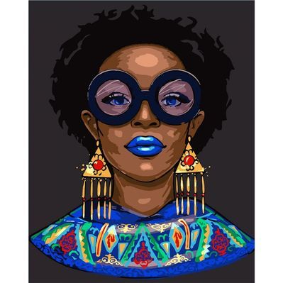 Картина по номерам Santi Екзотична красуня ©maryzueva_art 40*50 см (954733)