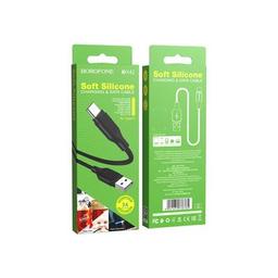 Дата кабель USB 2.0 AM to Lightning 1.0m BX42 Encore 3A Black BOROFONE (BX42CB)