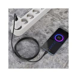 Дата кабель USB 2.0 AM to Micro 5P 1.0m BX51 Triumph 2.4A Black BOROFONE (BX51MB)