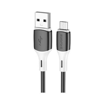 Дата кабель USB 2.0 AM to Micro 5P 1.0m BX79 2.4A Black BOROFONE (BX79MB)