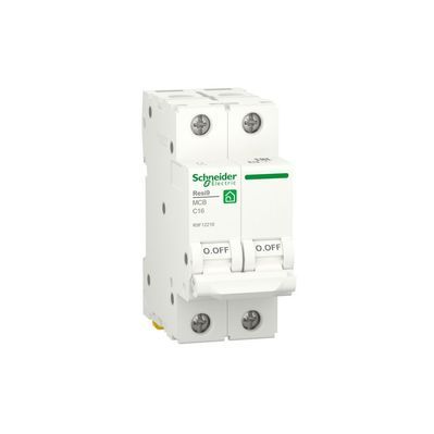 Автоматичний вимикач Schneider Electric RESI9 6kA 2P 16A C (R9F12216)