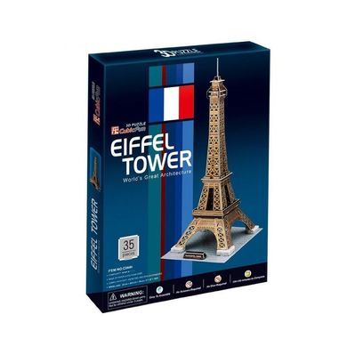 Пазл Cubic Fun Тривимірна головоломка-конструктор Ейфелева Вежа (C044h)