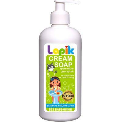 Детское мыло Lapik крем-мило без аромату 500 мл (4823112601196)
