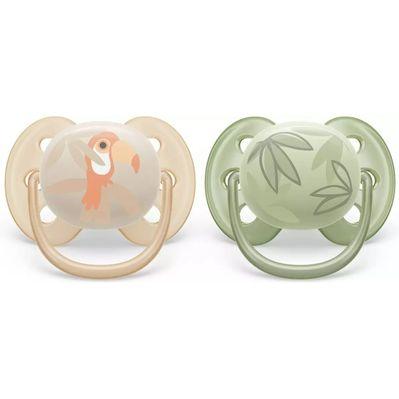 Пустышка Philips AVENT Ultra Soft ультрам'яка 0-6 міс. 2 шт (SCF091/07)