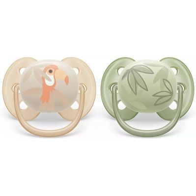 Пустушка Philips AVENT Ultra Soft ультрам'яка 0-6 міс. 2 шт (SCF091/07)