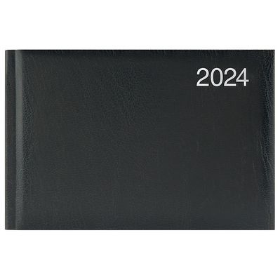 Тижневик Brunnen датований 2024 кишеньковий Miradur A6 72 Чорний (73-755 60 904)