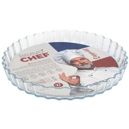 Форма для выпечки Bravo Chef скляна кругла 27 (BC-803B/FR)