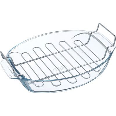 Форма для випікання Pyrex Irresistible овальна з решіткою 39 х 27 х 9 см 4 л (412U000/7043)