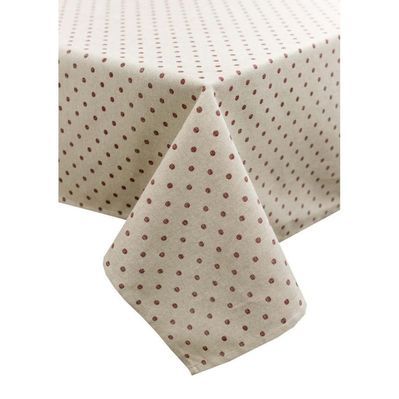 Скатертина Прованс Горох бордо Господиня 180х136 см (4823093451070)