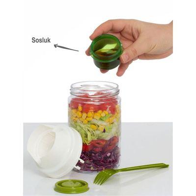 Банка Herevin Decorated Green для салату 0.66 л (131614-002)