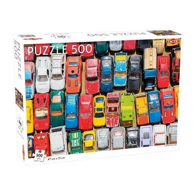 Пазл Tactic на 500 елементів Вінтажні іграшкові машинки (58684)