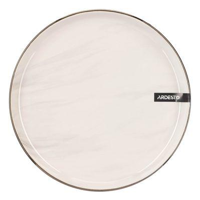 Тарелка Ardesto Marmo Бежева 19 см Десертна (AR2919MRB)