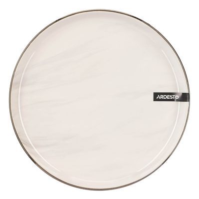 Тарілка Ardesto Marmo Бежева 19 см Десертна (AR2919MRB)