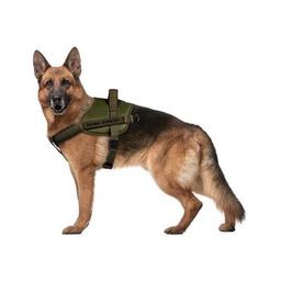 Шлей для собак WAUDOG PRO металлический фастекс S В 44-60 см хаки (689131)