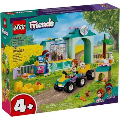 Конструктор LEGO Friends Ветеринарна клініка для сільськогосподарських тварин 161 деталей (42632)