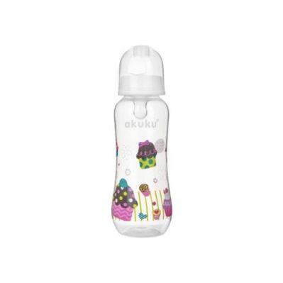 Бутылочка для кормления Akuku белая 250 мл (A0005)