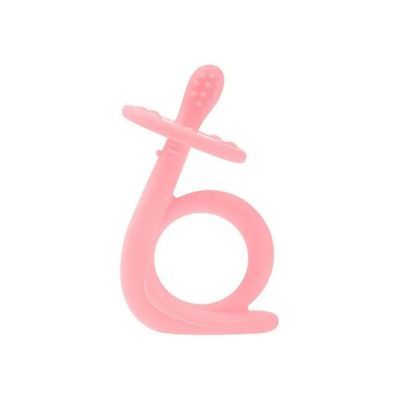 Прорізувач Akuku силіконовий Равлик, рожевий (A0115)