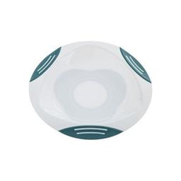 Тарелка детская Akuku на присоске, белый-бирюзовый (A0524)