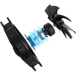 Кулер для корпуса PcСooler DN 120 BK 3in1