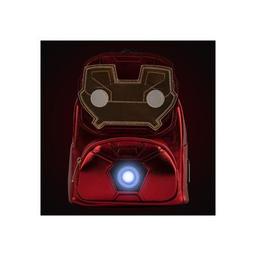Рюкзак шкільний Loungefly POP Marvel - Iron Man Light-Up Mini Backpack (MVBK0161)