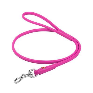 Повідок для собак WAUDOG Glamour круглий XS d 4 мм Д 122 см рожевий (33887)
