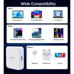 Зарядное устройство Choetech GaN 2 USB-A / 2 USB-C 100W QC3.0/PD/PPS (PD8008-EU-WH)