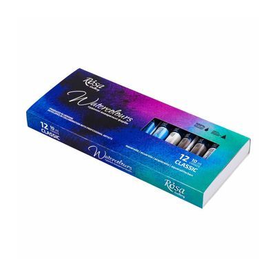 Акварельні фарби Rosa Gallery Classic 12 кольорів по 10 мл (4823098540687)