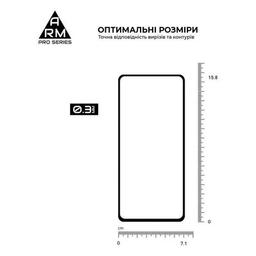 Стекло защитное Armorstandart Pro Tecno Spark Go 2024 (BG6) Black (ARM73614)