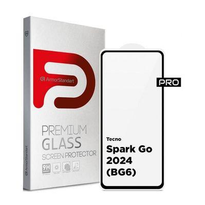 Стекло защитное Armorstandart Pro Tecno Spark Go 2024 (BG6) Black (ARM73614)