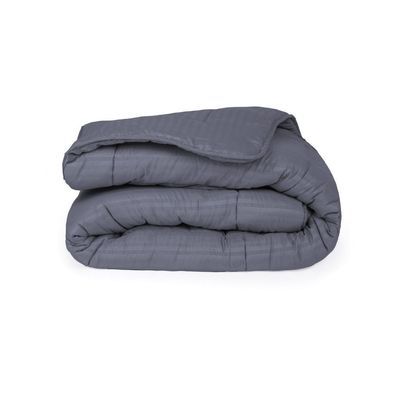 Ковдра MirSon зимова Шовкова Супер Тепла №9003 Eco Light Gray 140x205 см (2200005993484)