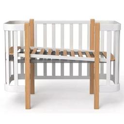 Ліжечко Angelo Magic біле (біло-букове) 120х60 (12000)