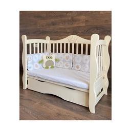 Кроватка Angelo Angelo LUX- 10 (крем) 120х60 (11029)