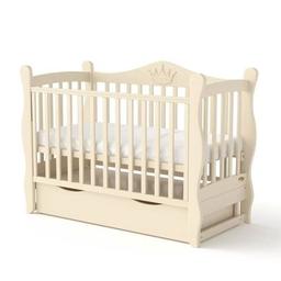 Кроватка Angelo Angelo LUX- 10 (крем) 120х60 (11029)