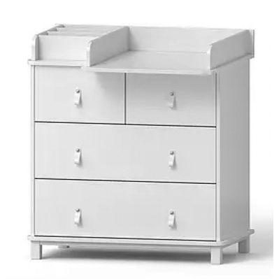 Комод-пеленатор Angelo Glori с органайзером (ручки белые) 90х51х90 (30003)