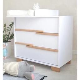 Комод-пеленатор Angelo Loft (біло-буковий) 90х51х90 (20008)