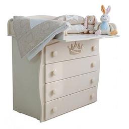 Комод-пеленатор Angelo Корона (айворі) 90х51х90 (19007)
