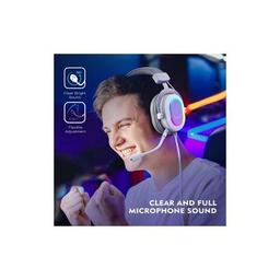 Навушники Fifine H6 RGB 7.1 White (H6W)