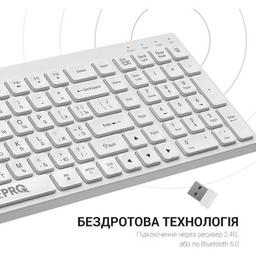 Клавиатура OfficePro SK985W Wireless/Bluetooth White (SK985W)
