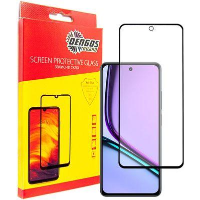 Стекло защитное Dengos Realme C67 (black) (TGFG-340)